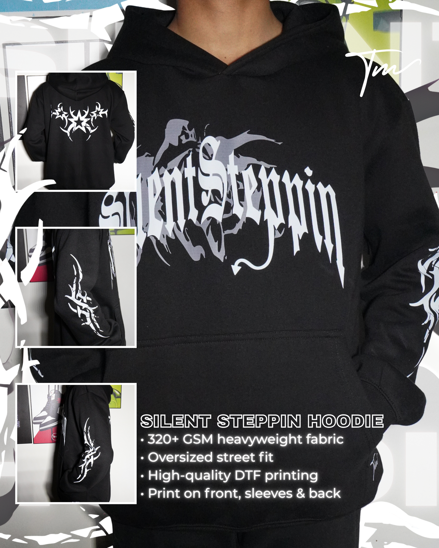 Silent Steppin Hoodie
