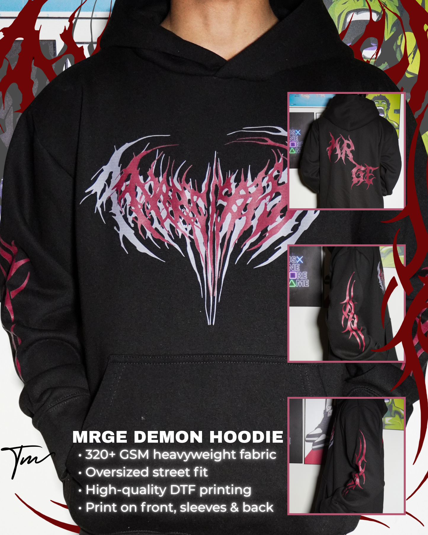 MRGE Demon Hoodie